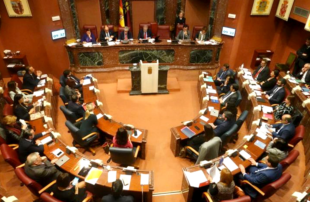 El Pleno para la constitución de la Asamblea Regional tras las elecciones se celebrará el 14 de junio
